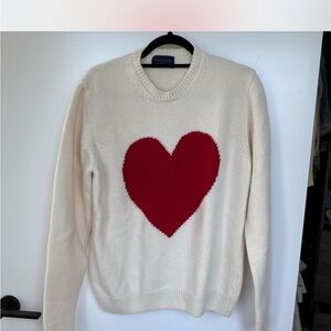 Gyles & George London Wool Heart Sweater